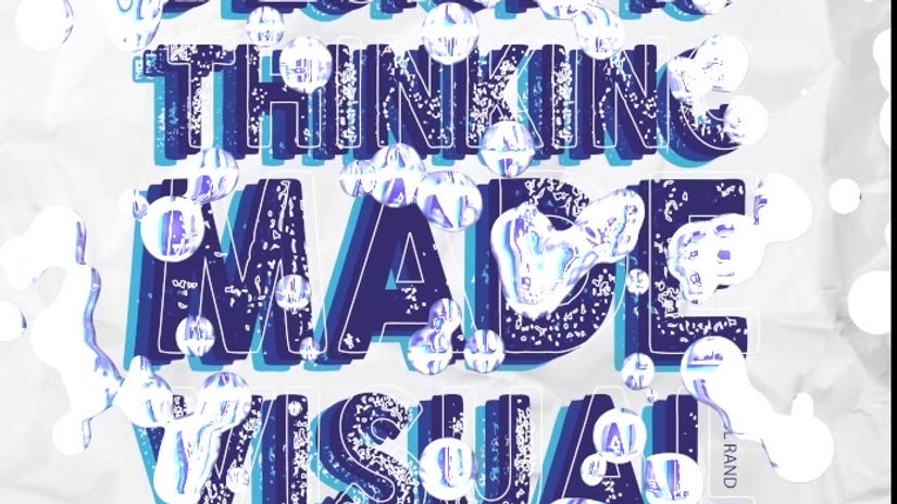 Design is thinking video